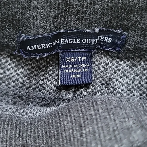 🌵 4/$20 American Eagle Gray Sweater Pajama Pants XS - Picture 3 of 9